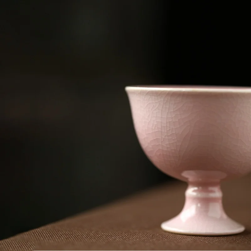 

★Jingdezhen Hand-Made Imitation Song Gaogu Master Cup Vintage Imitation Firewood Single Cup Tea Appreciation Cup Tea Cup Kung Fu