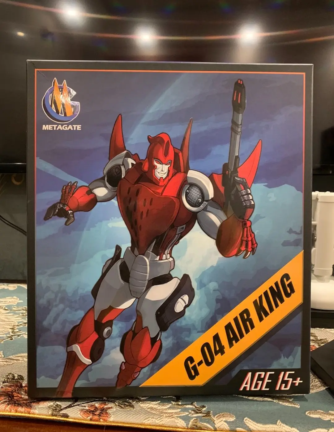 

В наличии Шедевр трансформации MetaGate MetaGate-G04 MG G-04 MH04 Air King Terrorsaur Высококачественная игрушка-фигурка робота