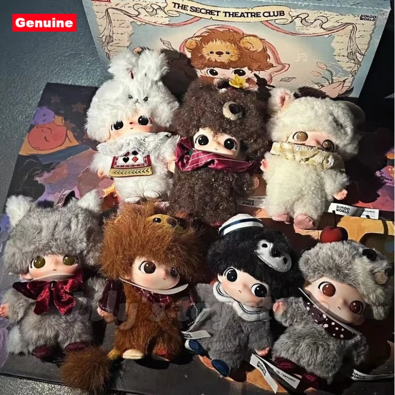 

Новая серия POP MART Dimoo The Secret Theatre Club: Оригинальный виниловый плюшевый брелок-сюрприз в закрытой коробке, коллекционная подвеска-игрушка, подарок