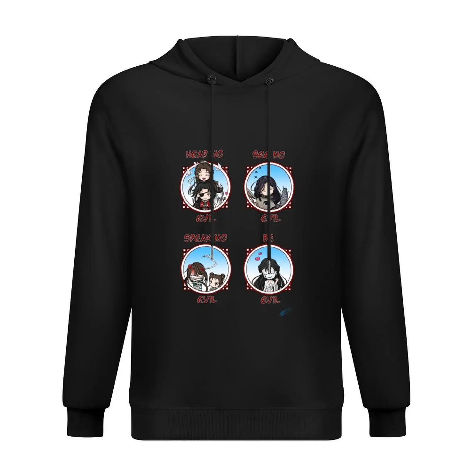 

TGCF Hear No Evil See No Evil Speak No Evil Be Chibis Hoodie autumn jacket men hoodie streetwear