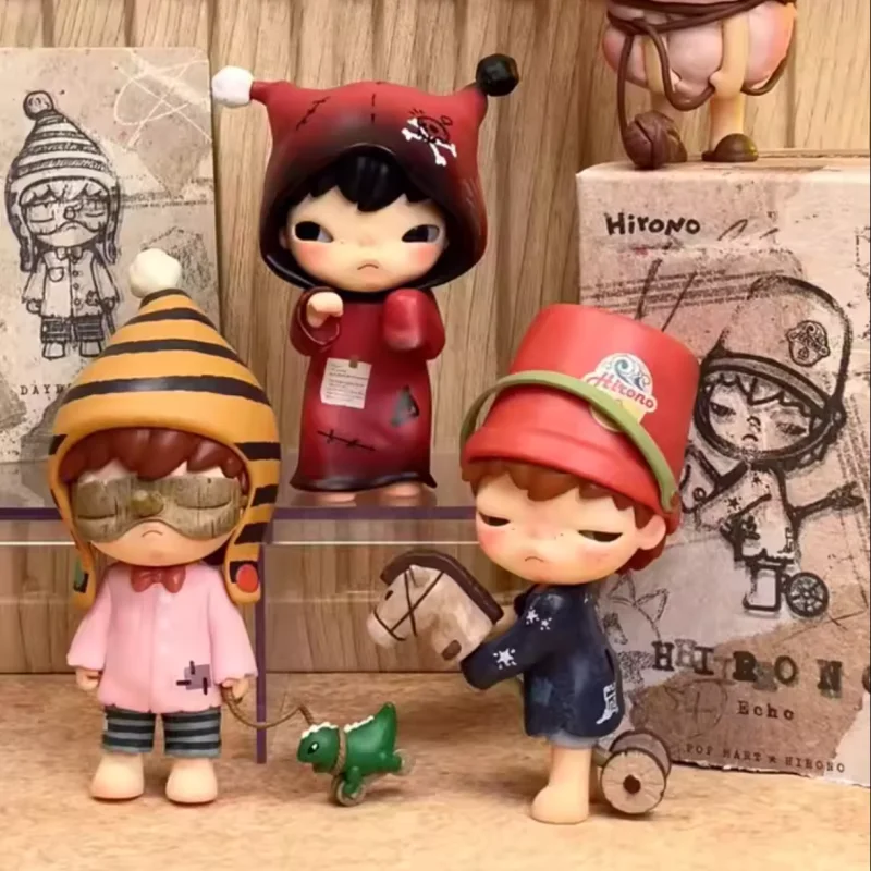 Figuras de Anime originales, nueva serie Hirono Echo, caja ciega de mano a la moda, adorno de estatua personalizado, regalo para niña, decoración de juguete