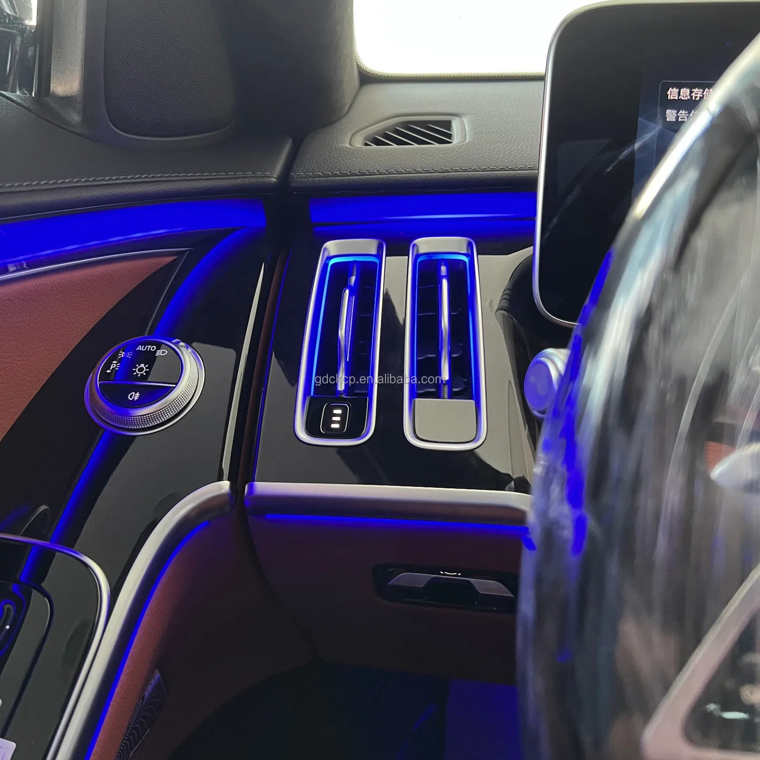 W223 LED-trend omgevingslicht voor Mercedes-Benz S-Klasse W223 lichtgevende trend 64-kleuren omgevingslicht