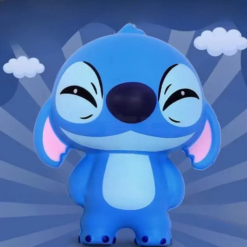 Figuras de Anime de Disney Stitch para niños, accesorios de descompresión, alivio del estrés, juguete blando para pellizco a mano, regalo curativo, venta al por mayor