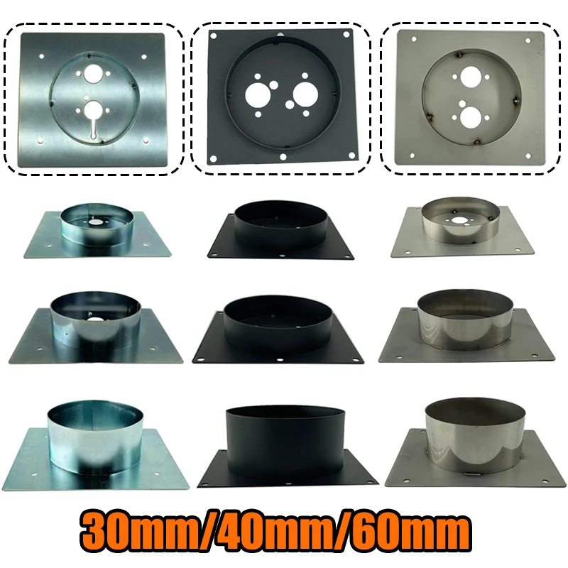 

30/40/60mm Diesel Heater Base Mounting Plate Stainless Steel Turret Planar Turret Bracket For Eberspacher Webasto Car Truck VAN
