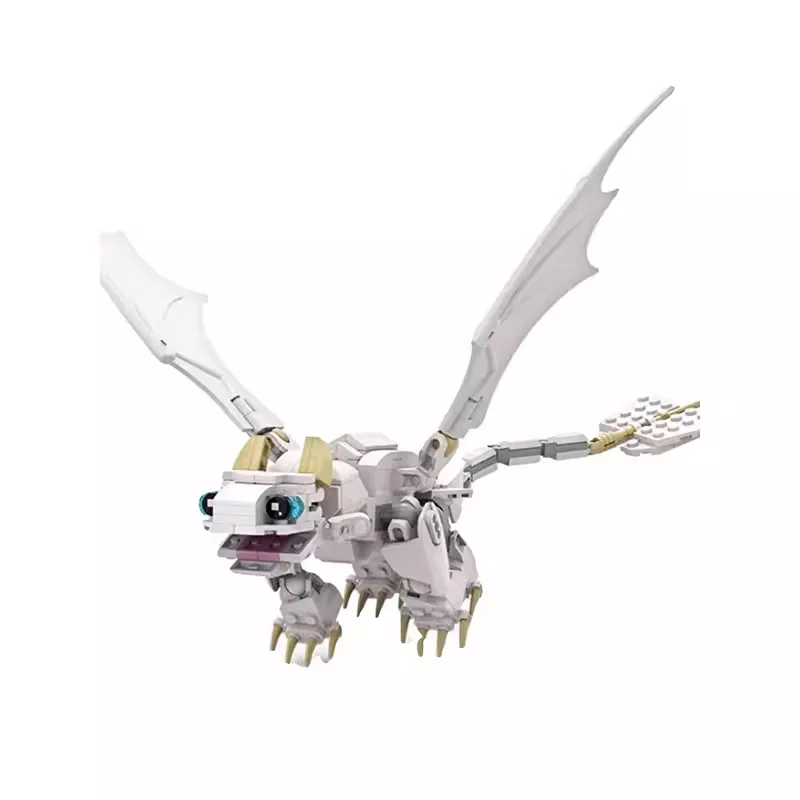 

New in Train Dragon Figure Bricks Construction Toys For Boy Toothless Night Furied Dragon Building Blocks For Kids Adults Toys