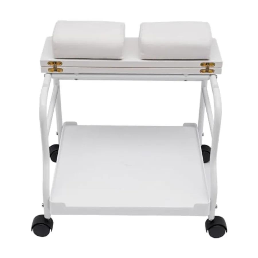 

Foot Bath Spa Trolley with 4 Wheels Portable Pedicure Cart for Beauty Parlors Medical Clinics Hair Salons Home Bathrooms Stainl