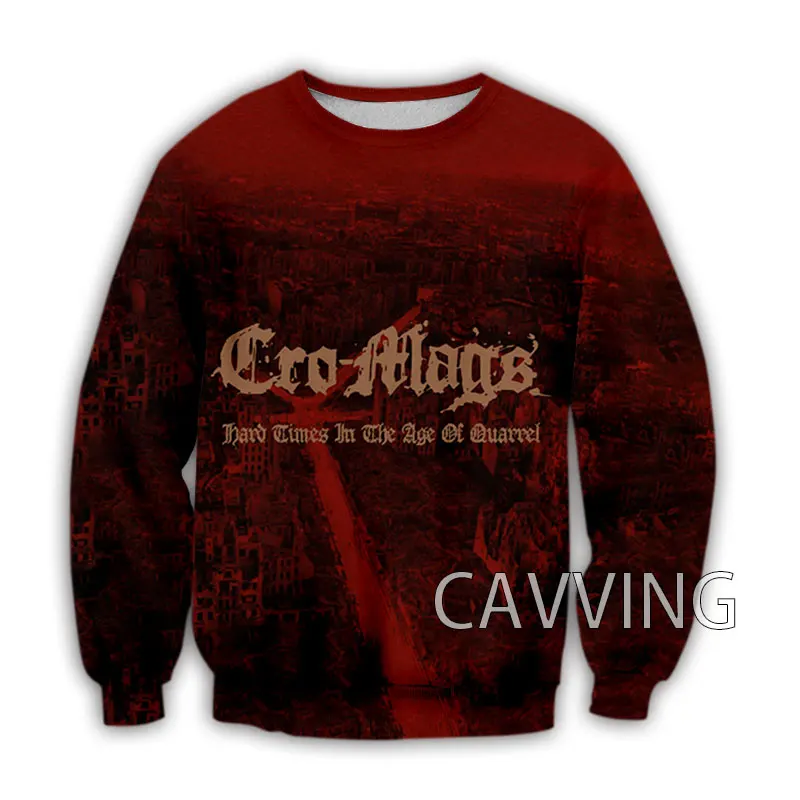 

CAVVING 3D Printed Cro-Mags Rock Crewneck Sweatshirts Harajuku Styles Tops Long Sleeve Sweatshirts for Men/women