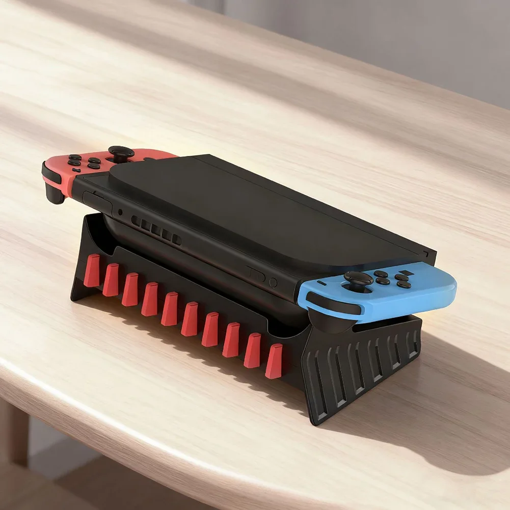 

Стойка для хранения игровых картриджей и аксессуаров для консоли Switch 2: компактный настольный органайзер для экономии места