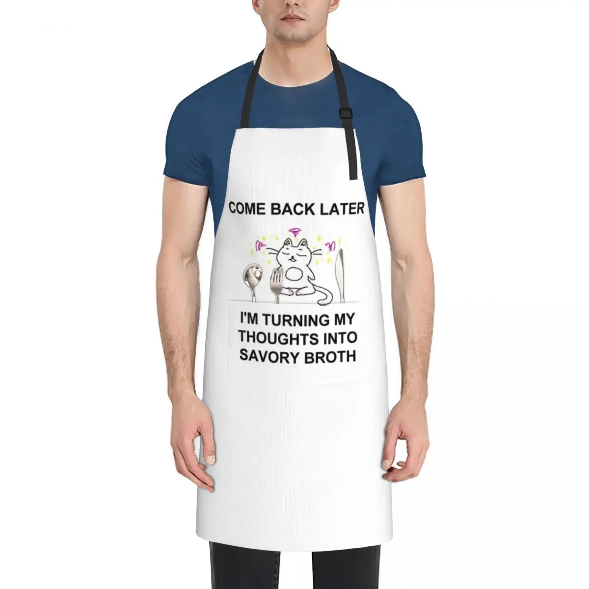 

savory broth Apron Women's Kitchen chef for man Apron