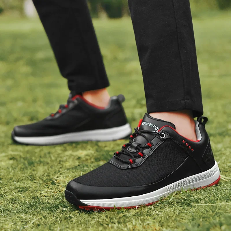 Moda wysokiej jakości buty golfowe męskie markowe trampki duży rozmiar 47, profesjonalne tenisówki golfowe męskie trenerzy Zapatillas Golf Hombre