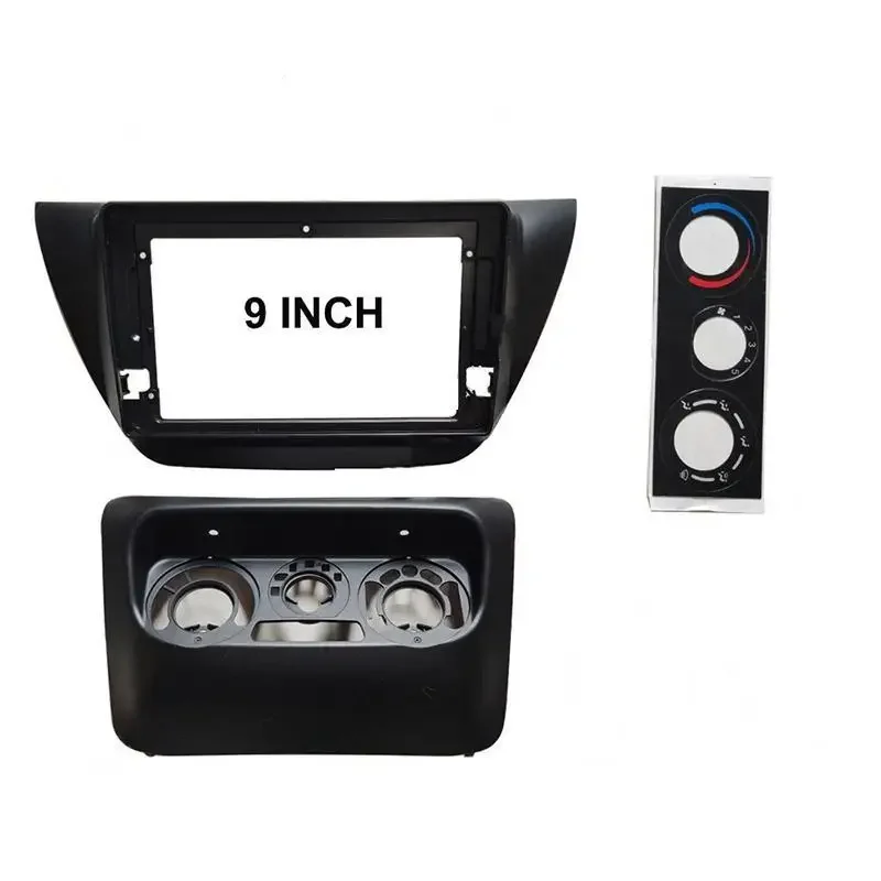 9INCH Car Fascia Radio Panel DVD Panel Dash Kit Install Adapter Console Frame Bezel for MITSUBISHI LANCER IX 2005-2010