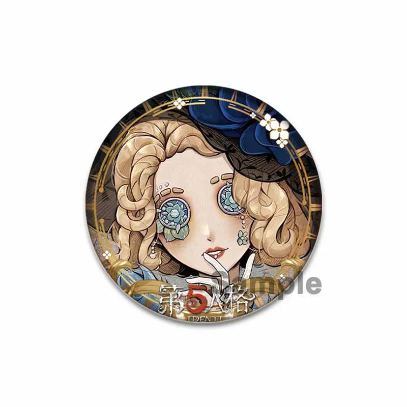 Identity V Game Badge para Mochila, Adventure Thriller, Horror Cartoon Figura Broches, requintado lapela Pins, acessórios de roupas