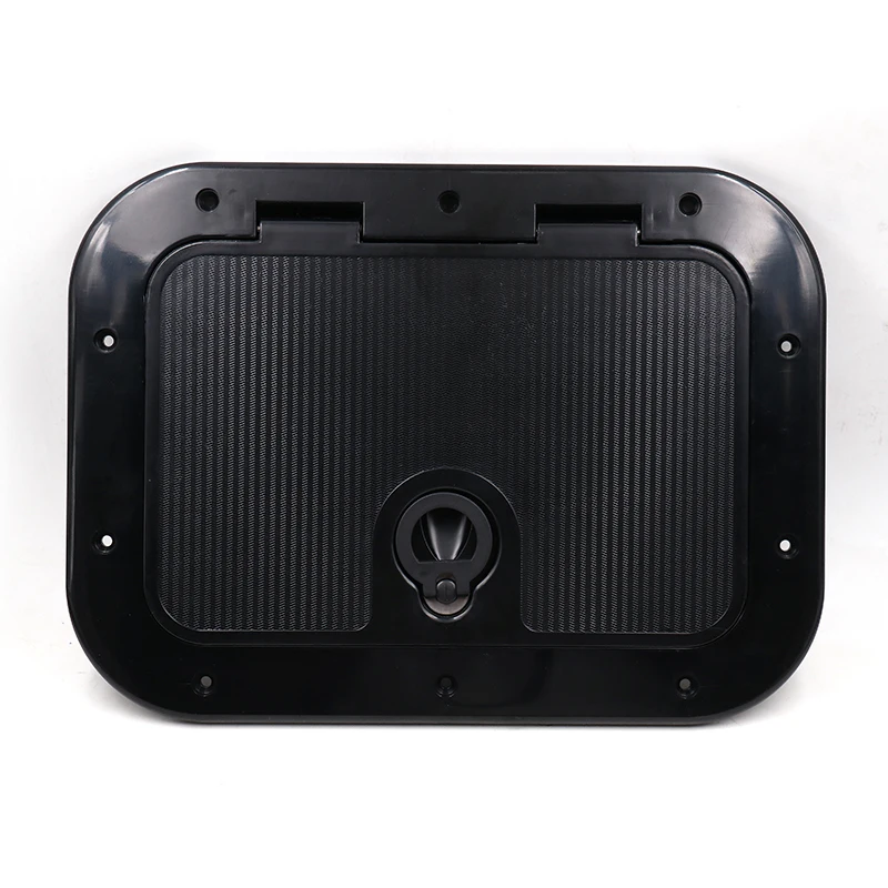 Marine Deck Plate Access Cover Pull Out Inspection Hatch Latch for Boat Kayak Canoe White Black Marine Access Hatch with Lock