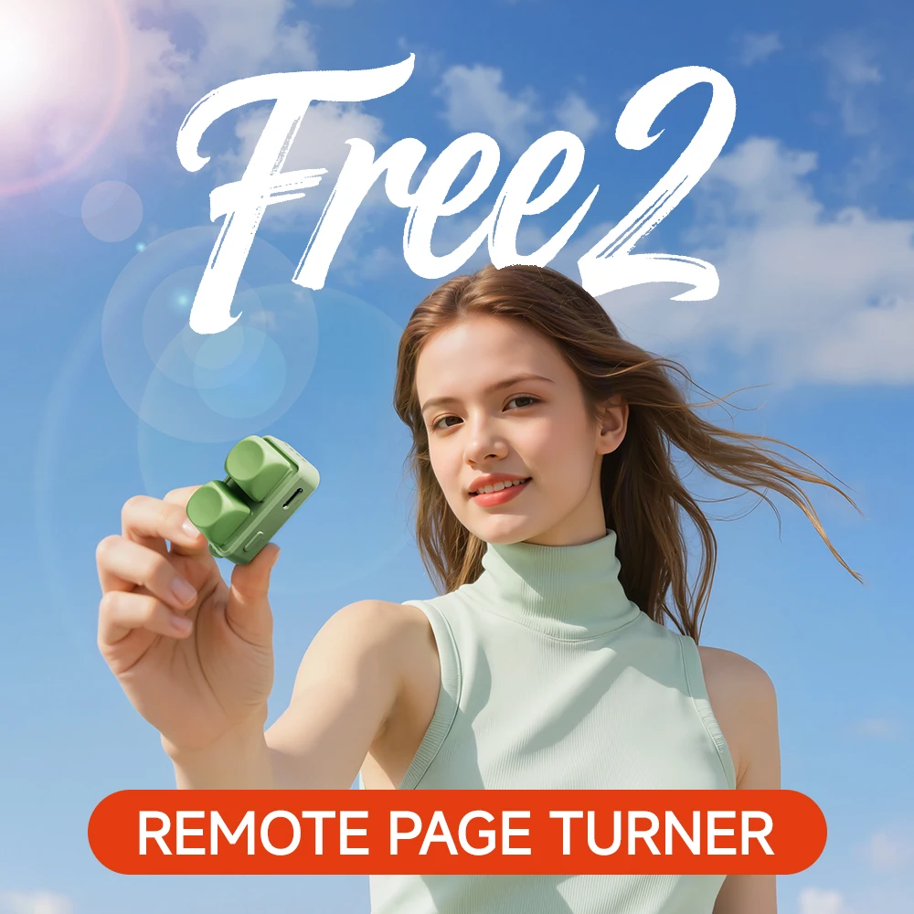 

Lucky Mini Keyboard Bluetooth Remote Controller, E-book Page Turner for Phone & Tablet