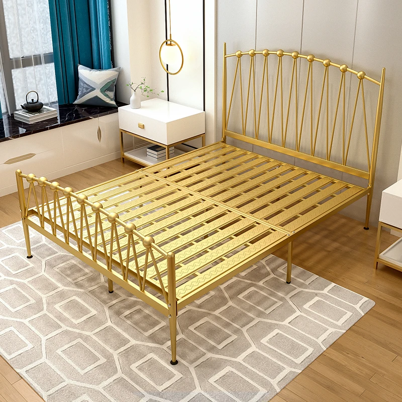 Letto semplice europeo Principessa romantica Estetica per dormire di alta qualità Camera da letto Estetica per letto Matrimonio Muebles Mobili per hotel