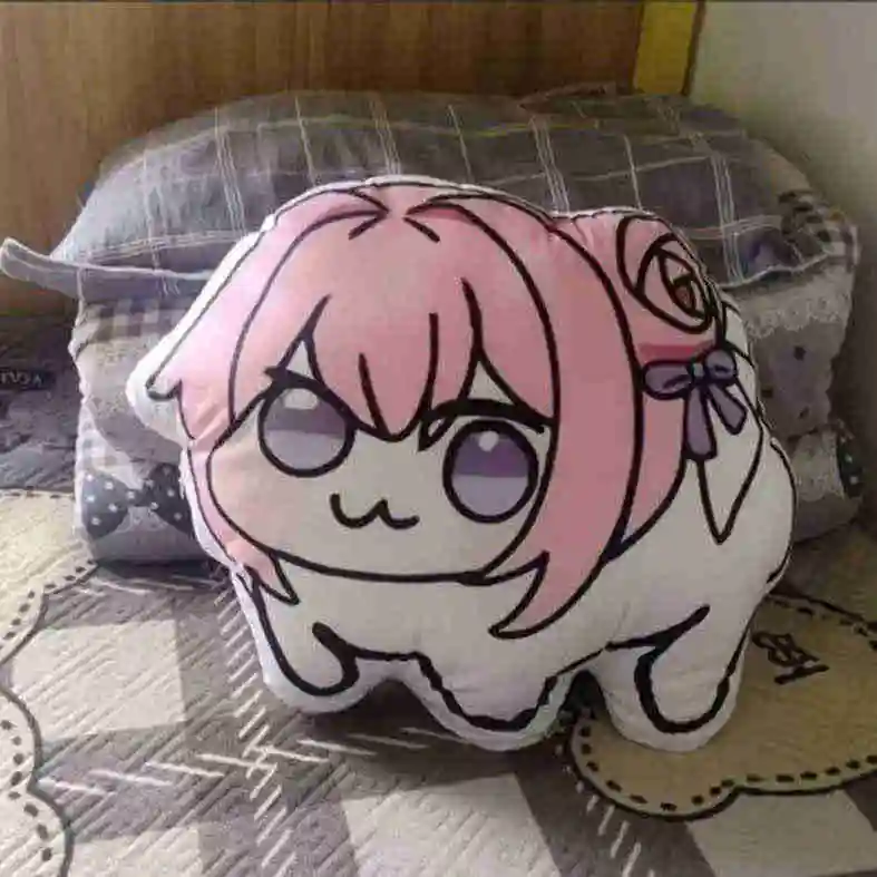 وسادة دورو على شكل كلب مضحك، دمية ألعاب، وسادة أريكة، هدية مزحة، محشوة بقطن PP، قماش مخملي، مناسبة للجنسين