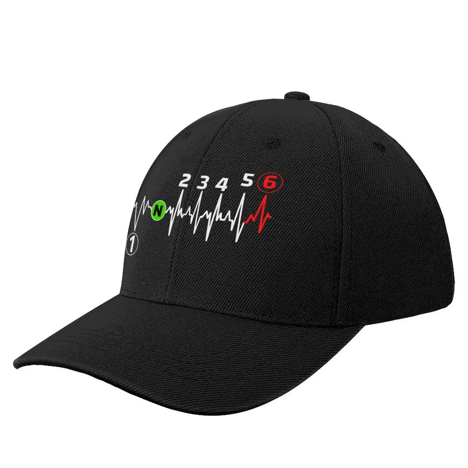 Motorbike heartbeat 1n23456 Baseball Cap Beach Bag Sports Cap Anime Boy Child Women's