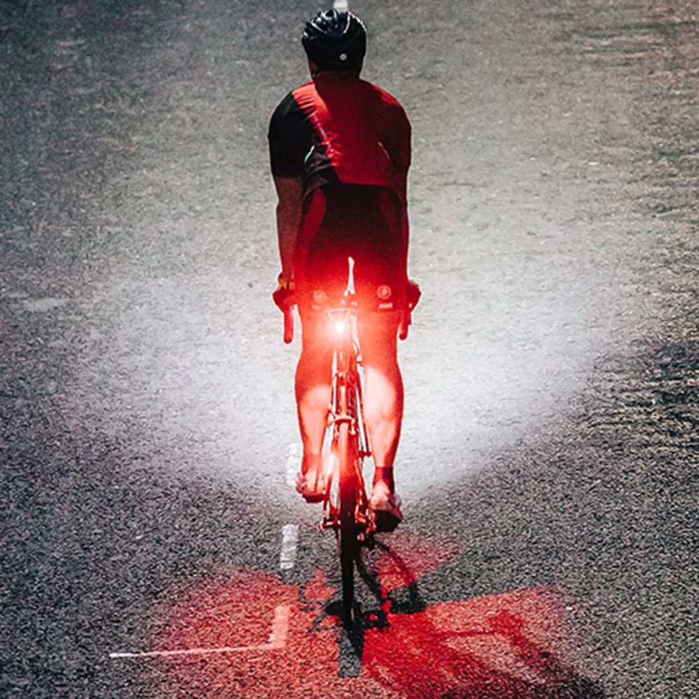 2000m Distance Bicycle Rear Light for Night Bike Taillight 260° Visibility IPX6 Waterproof