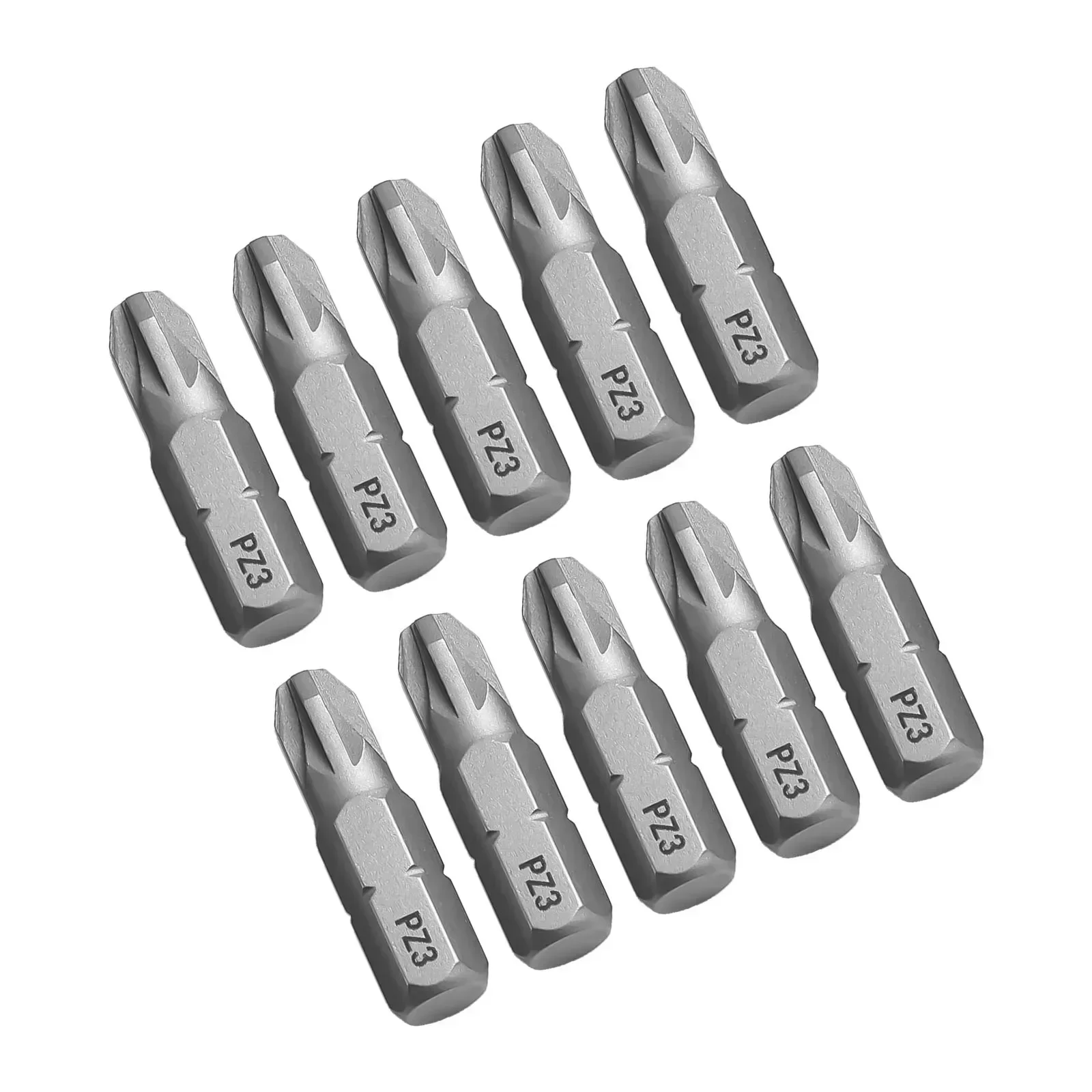 10pcs PZ1 PZ2 PZ3 25mm Alloy Steel Precision Screwdriver Set Of Bits For Drill Impact Screwdriver Hand Tools