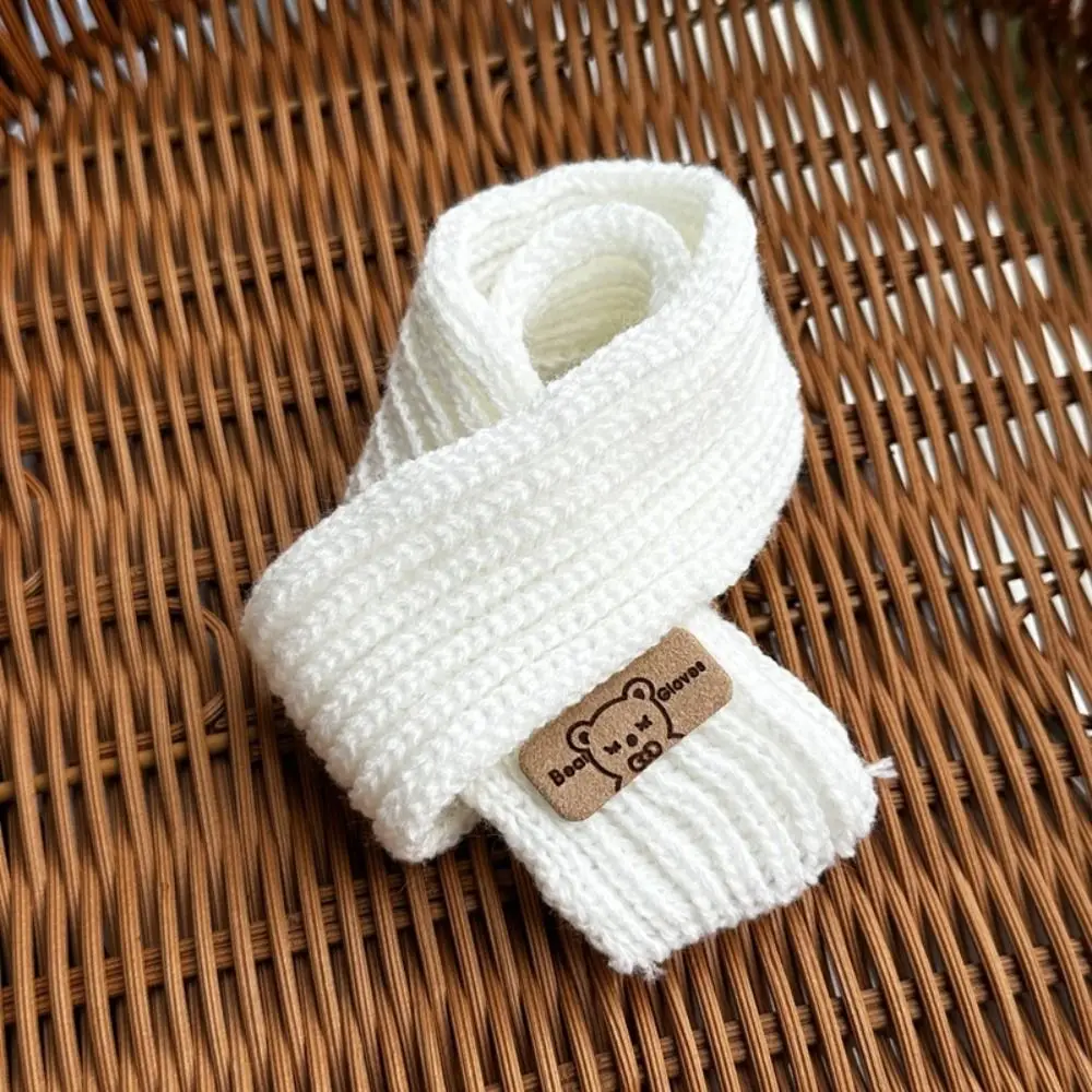 

Высококачественный модный рождественский шарф, вязаная одежда «сделай сам», разноцветная повседневная одежда, шарфы с медвежонком для хлопковых кукол 20 см