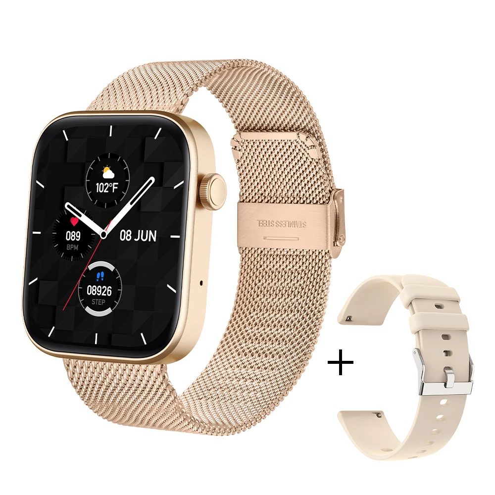 Colmi p71 Sprach anruf Smartwatch Männer Gesundheits überwachung ip68 wasserdichte Smart Benachricht igungen Sprach assistent Smart Watch Frauen