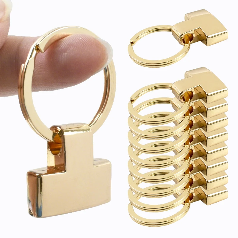 5/10/20Pcs 20/24mm Metal Key Ring Connector O Keychain Buckles for Car Keys Bag Handbag DIY Leather Craft Accessories