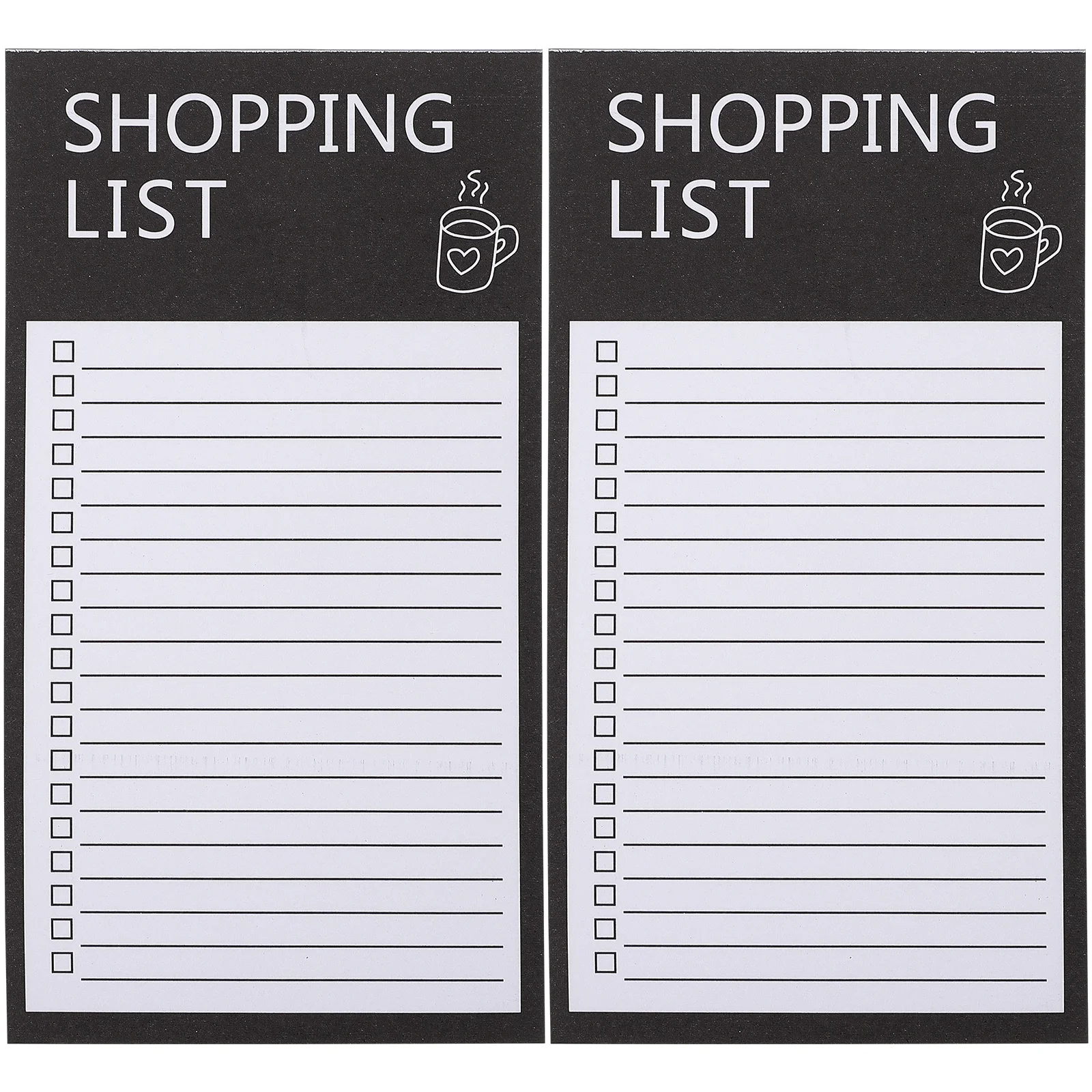 2 Books Grocery List Planner Notepads Portable Tearable Shopping Schedule Notebook Practical Daily Grocery List Planner Notepad