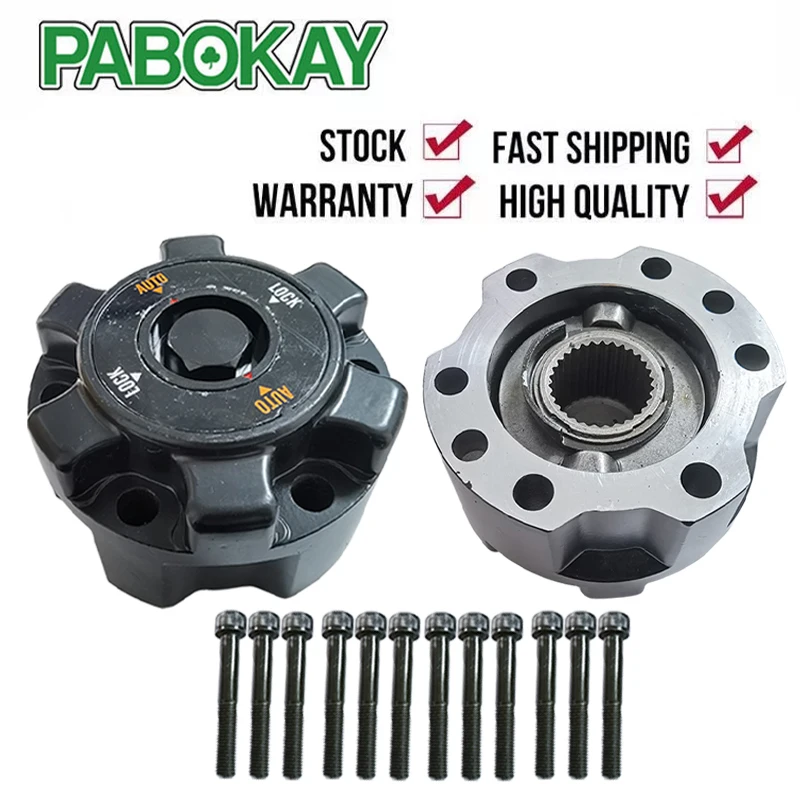 2 pieces x For TOYOTA Landcruiser PRADO V8 VDJ76 VDJ78 VDJ79 70 Series Free Wheel Locking Hubs B001 43530-69065 4353069065