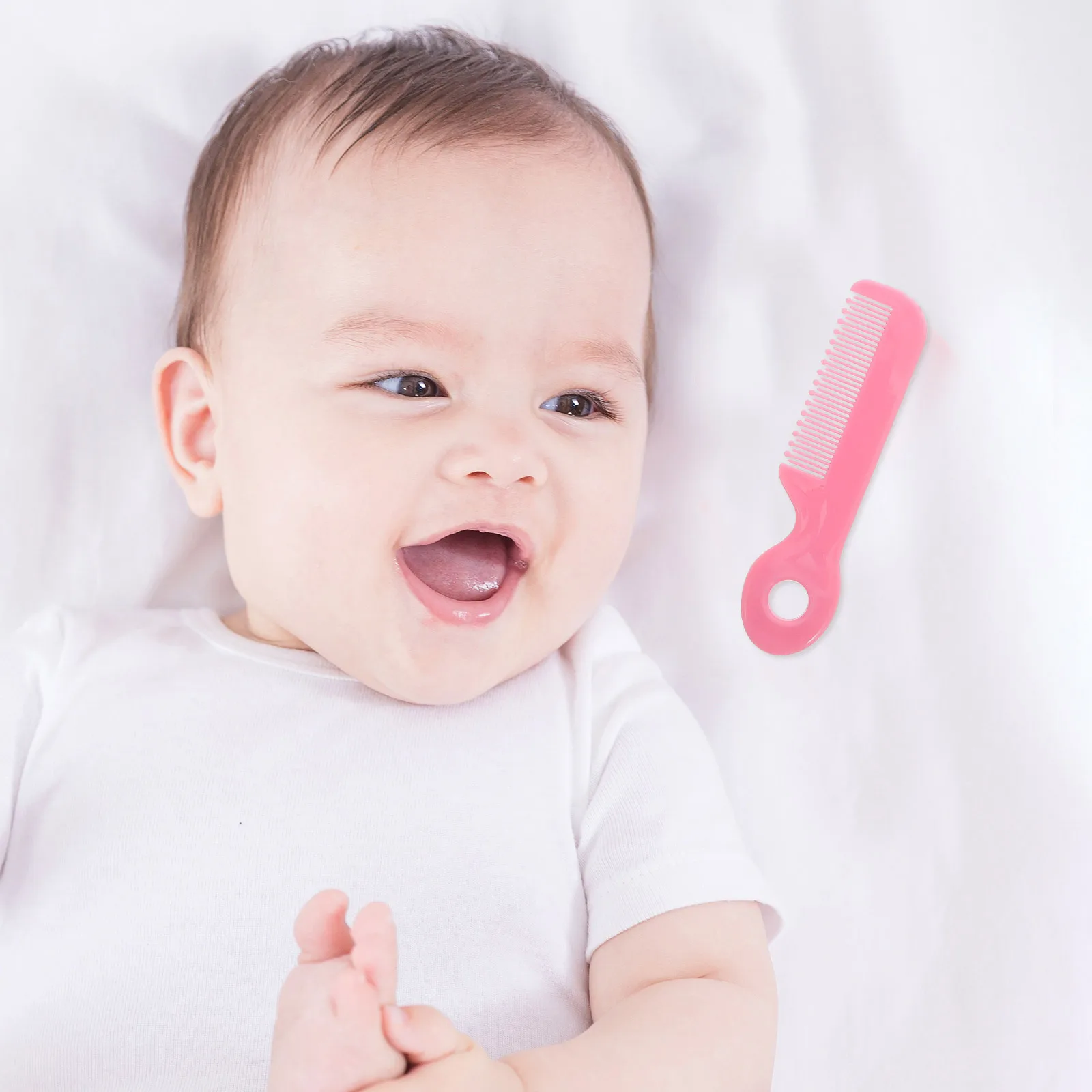 

8 шт. детская расческа для волос для новорожденных с круглым кончиком, щетка для распутывания чувствительной кожи головы, инструмент для ухода за волосами для малышей, детская расческа для кожи головы