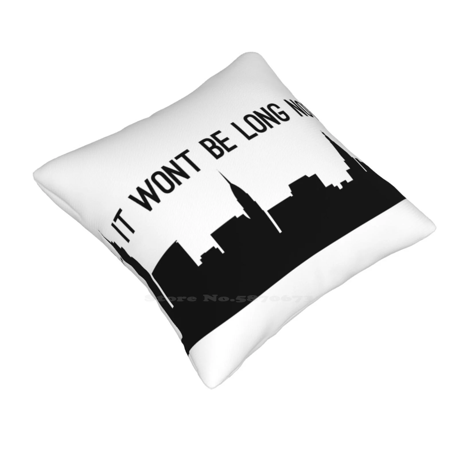 It Won't Be Long Now Throw Cushion Pillow Cover Vanessa Ith In The Heights Musicals Lin Manuel Miranda