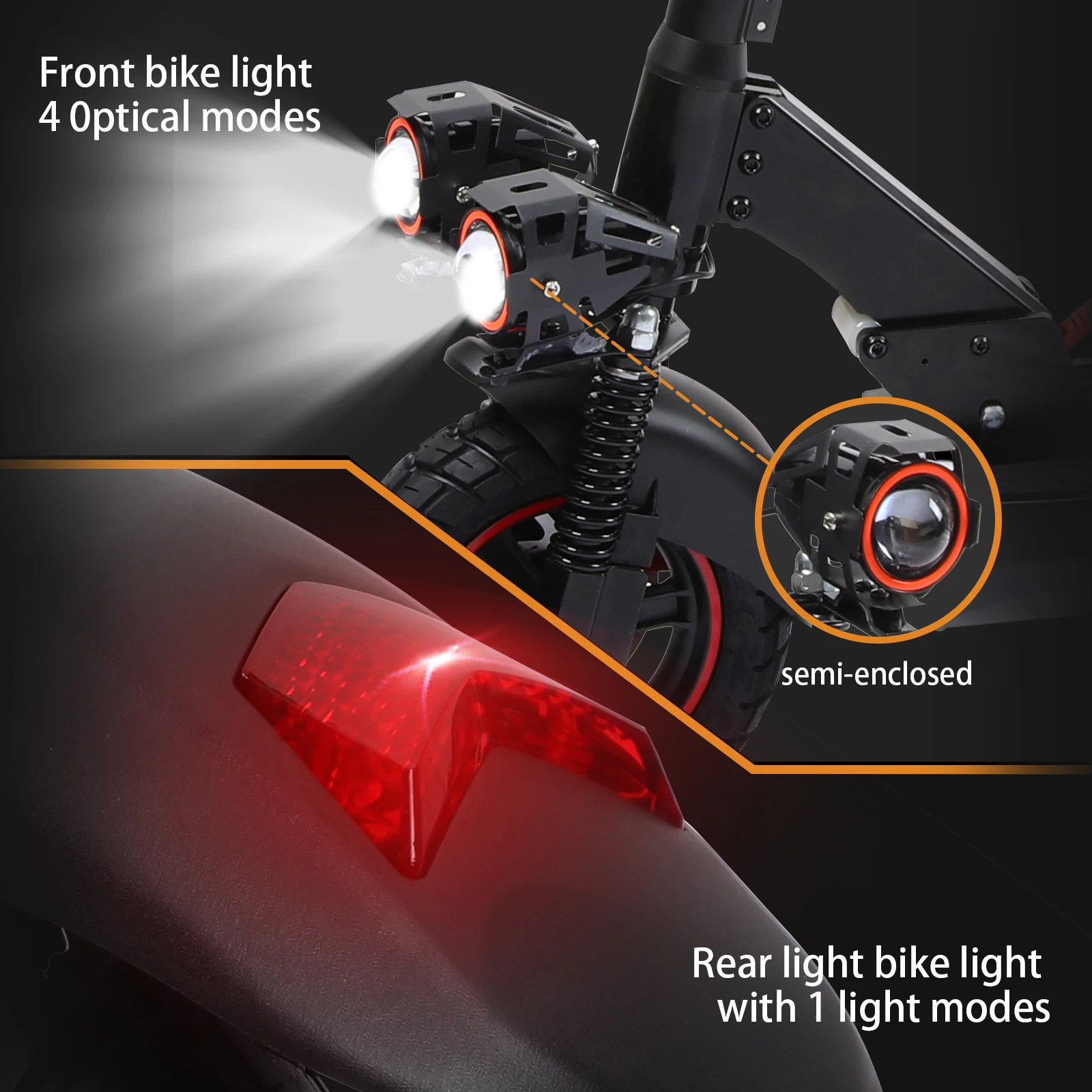 FREEBOY J01 Electric Scooter for Adults and College Students, Folding E-Scooter, 1200W Motor, 27 MPH, 24-Mile Range, Dual Suspension, Dual Disc Brakes - view 2