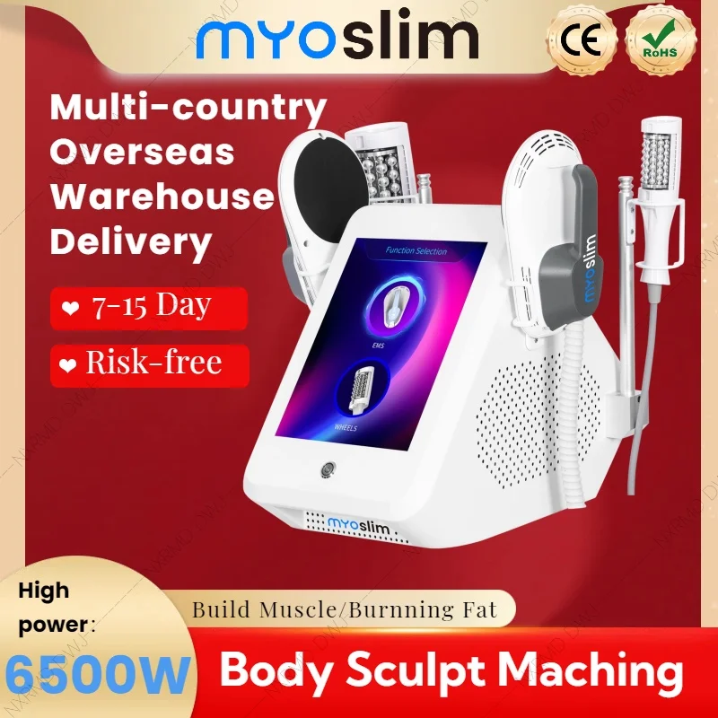 

MYOslim Массаж для похудения от целлюлита, лечение лица, 360-градусная вибрационная терапия, машина для удаления жира с внутренним шариковым роликом