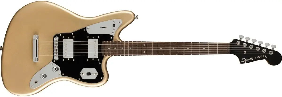 Contemporary Jaguar ST Electric Guitar, Shoreline Gold, Laurel Fingerboard, Black Pickguard