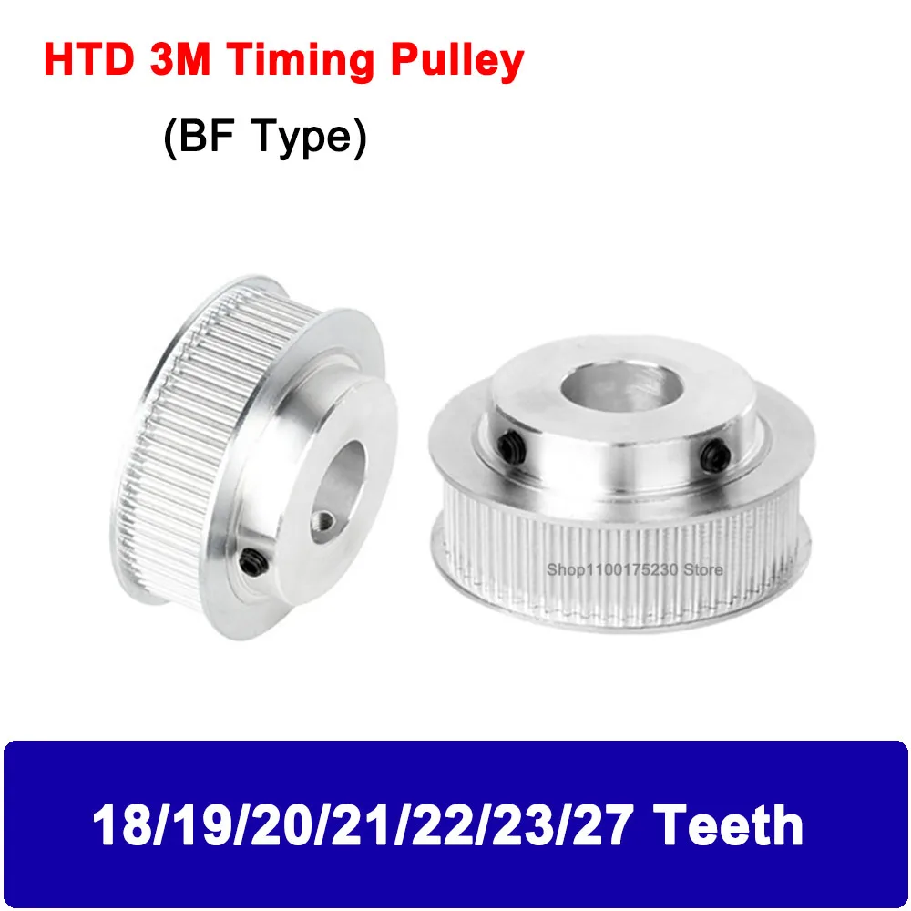 1Pcs HTD3M 18/19/20/21/22/23/27 Teeth Timing Pulley Synchronous Wheel Width 11mm 16mm Bore 4mm-14mm HTD 3M Pulley