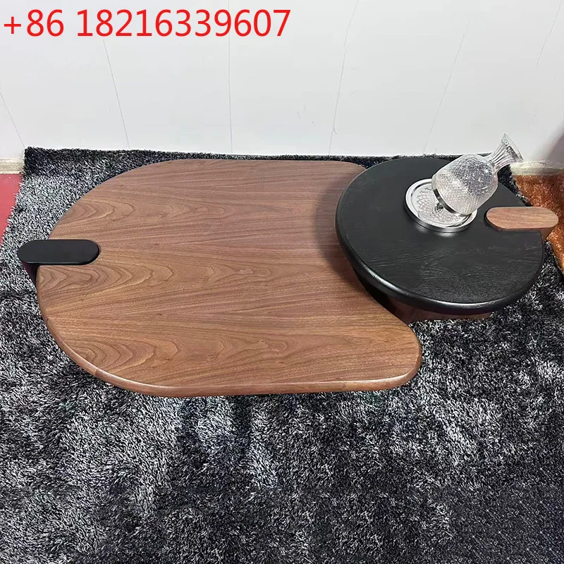 YAO special-shaped coffee table medium and ancient style simple splicing retro small table modern home
