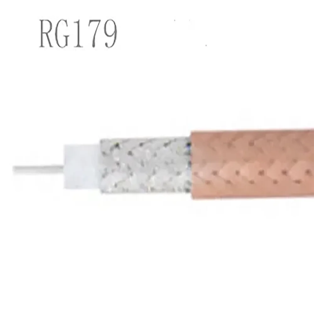 Adaptador de conector de Cable Coaxial RF de 1M/3 pies, M17/94-RG179, 75ohm, blindado único