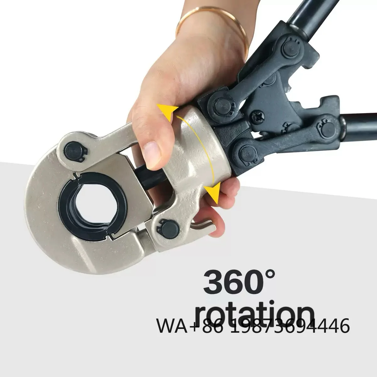 Manual PEX Pipe Crimping Pliers Portable Industrial Pipe Fitting Pressing Hand Tool