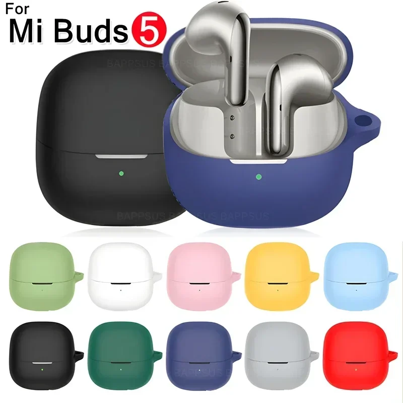 Silicone Case For Xiaomi Buds 5 Soft Cover For Xiaomi Mi Buds 5 Buds5 Protective Earphone Case Buds 5 Pro Shockproof Funda 2024