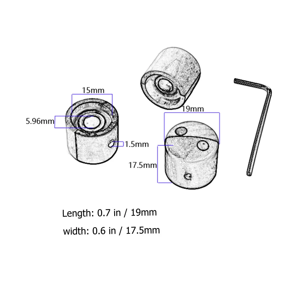 

3Pcs Wood Guitar Volume Knobs Replacement Tone Control Electric Guitar Bass Accessories Potentiometer Caps Replacement