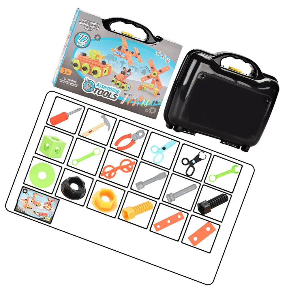 

Набор для сборки для детей: развивающий набор инструментов для рукоделия (гайки и винты) для развития творческих способностей и познания