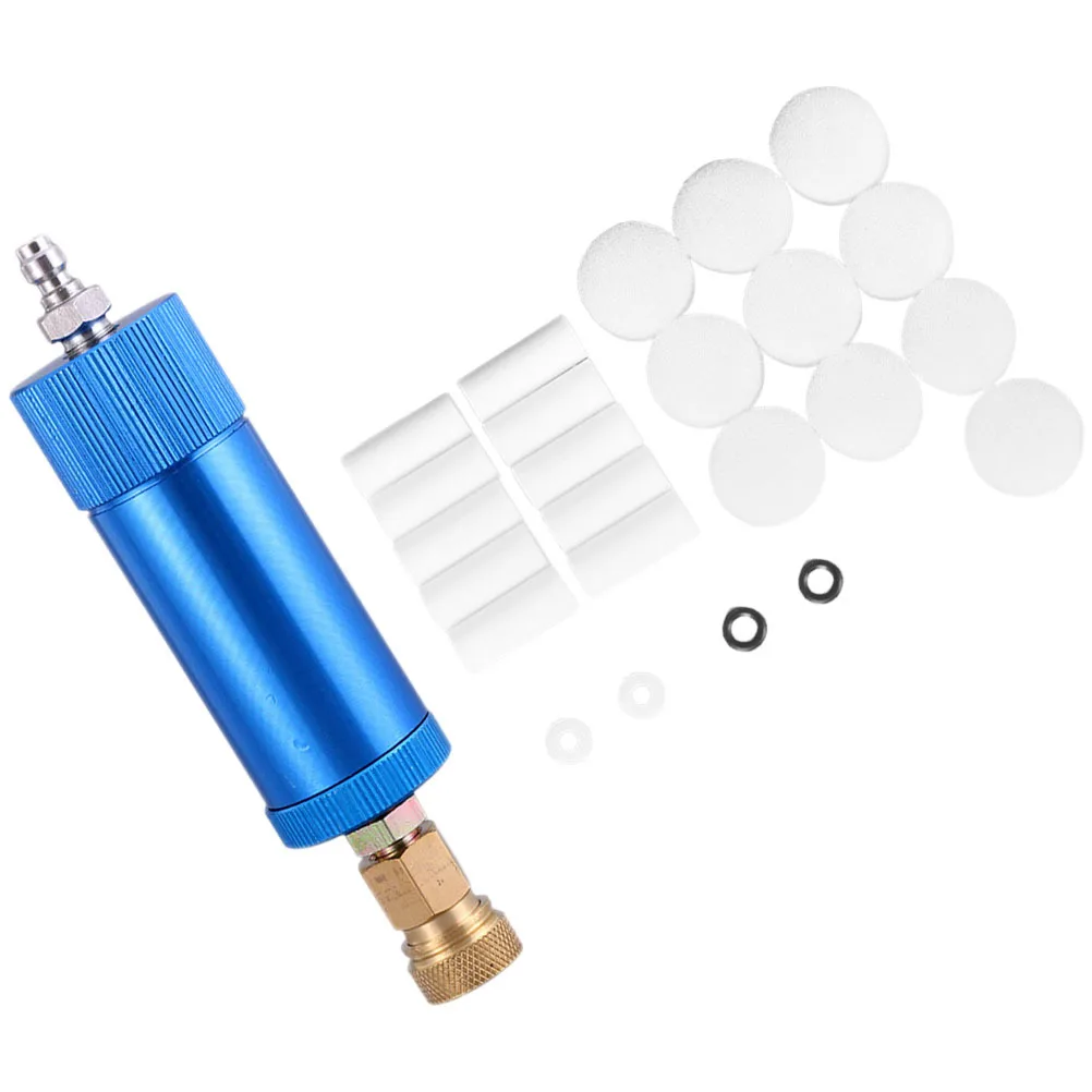 

High Pressure Air Compressor Pump Filter Double Oil Water Separator Hand Pump Core Replacement Efficient Inflation