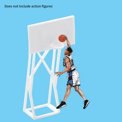 Mini Scale 1/50 1/75 Basketball Hoop Model Architectural Building Sand Table Scene Materials Sports Equipment Diorama Kit 1Pcs