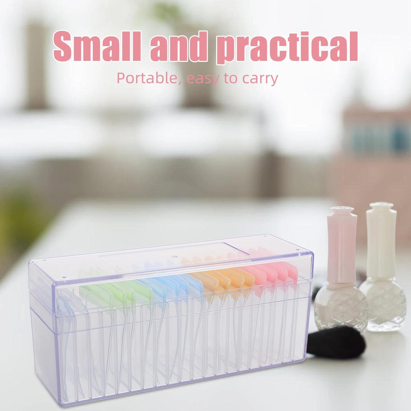 Sealed Bag Jewelry Box ganizer Acrylic Storage Case for Earrings Necklace Ring Travel Portable Display Holder Clear