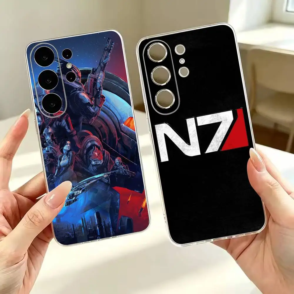 Game N7 M-Mass Effect Phone Case Silicone Soft for Samsung S26,S25,S24,S21,S22,S23,S30,Ultra,S20,Plus,Note,Cover