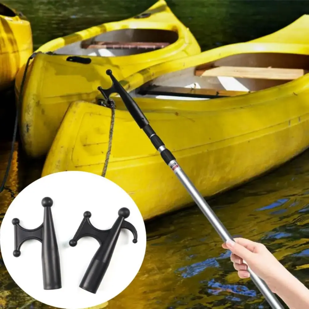 

Черный пластиковый нейлоновый крючок для лодки Телескопический дизайн Нейлоновый материал Прочный сменный крючок для лодки Верхняя плавающая конструкция