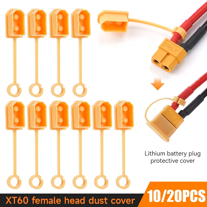 10/20PCS XT60 plug Rubber Terminal Insulated Protective Cover Caps dustproof electricity-proof oxidized insulated cover