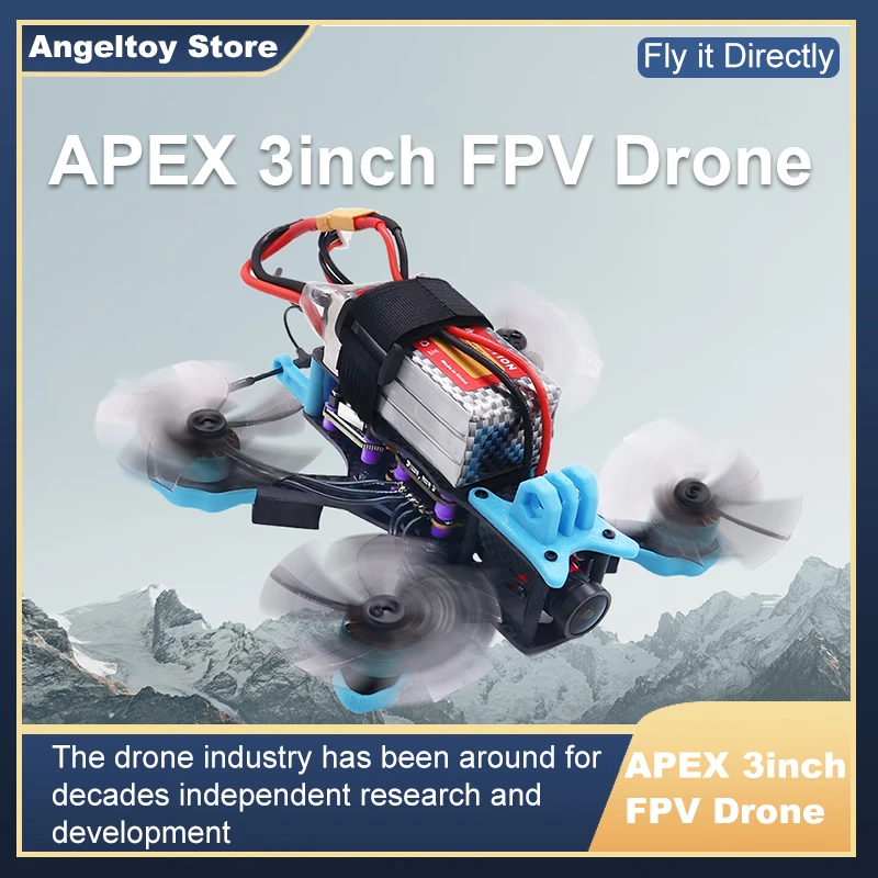 B-CUBE APEX 3inch FPV Drone Frame Kit Carbon Fiber Racing Drone Quadcopter INAV Beatflight F722 F745 Ardupilot Flight Control view 4
