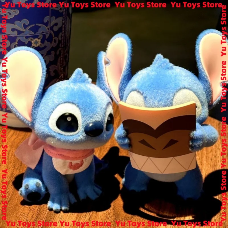 

New Hello Stitch Series Of Figurines Blind Box Cute Plush Doll Desktop Ornaments Toys Stitch Mystery Box Birthday Surprise Gifts