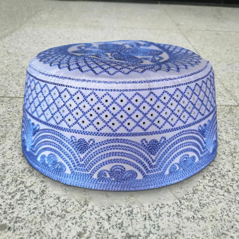 Men Summer Hat Round Firm Stitching Head Decoration Turkish Jewish Holiday Wear Cap Male Hat Headwear