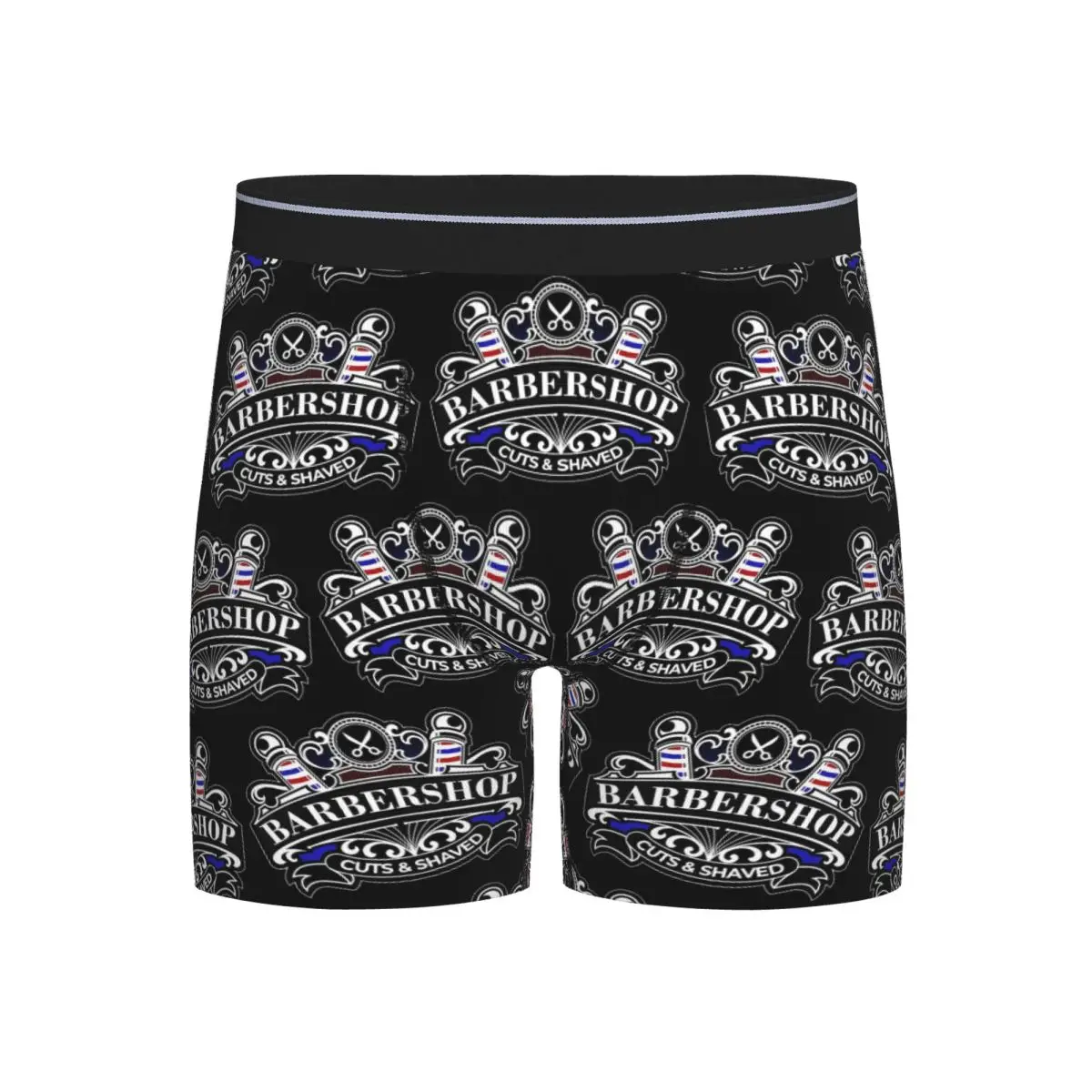 

Длинные трусы-боксеры, шорты для парикмахерской, входные трусики, мужское мягкое нижнее белье для Homme, мужские подарки бойфренду